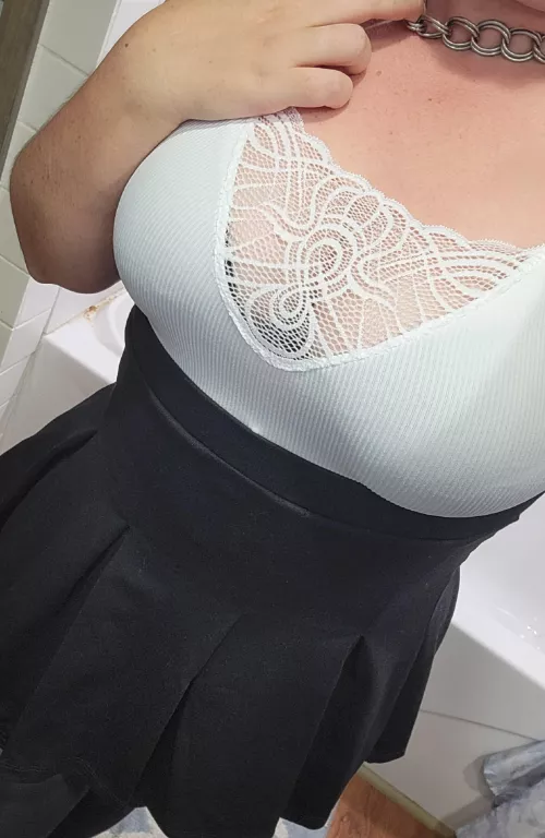 Hubby wants me to wear this out to a bar and see who wants to take me home...what do you think? π