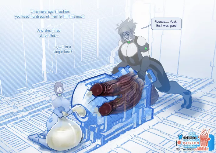 huge cumload [futanari]