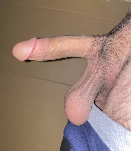 Huge virgin balls full of cum