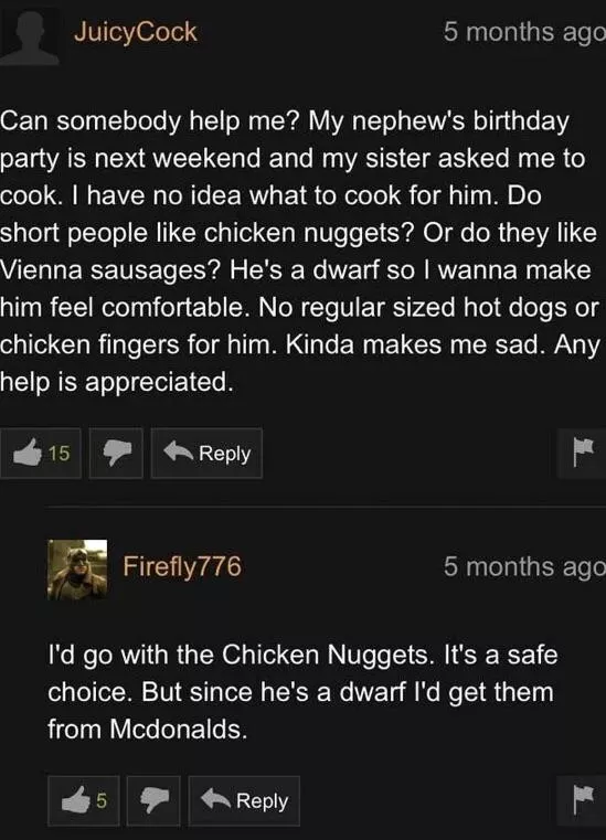 Hungry after long fap