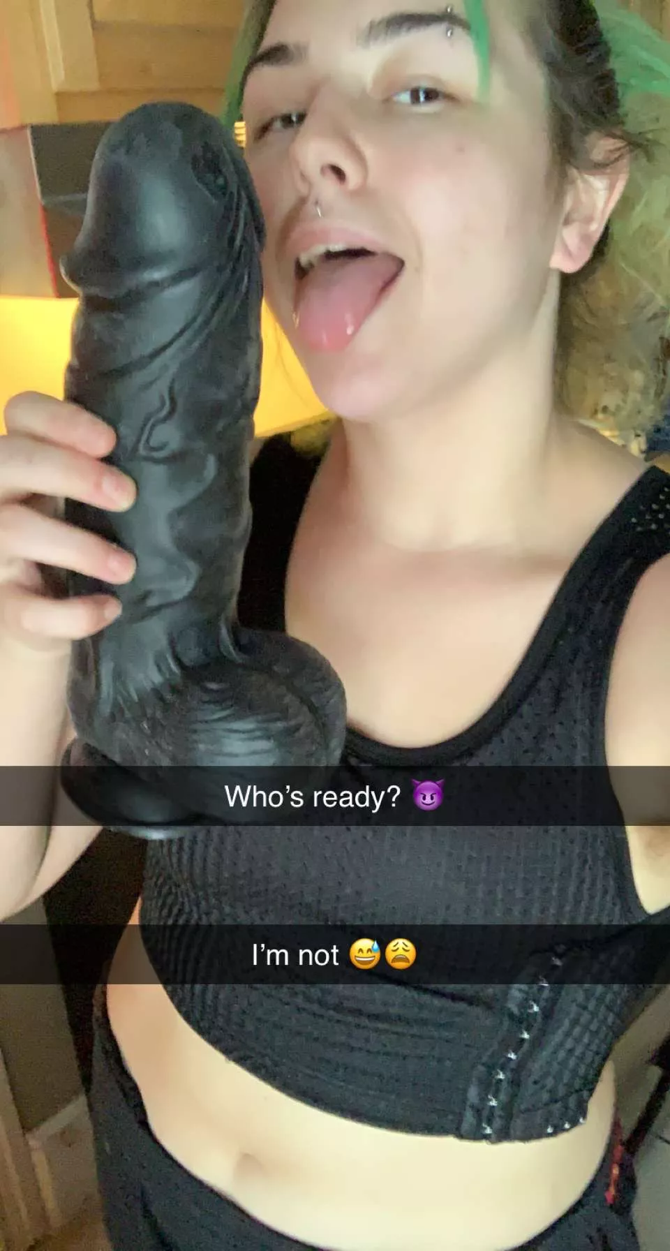I accidentally ordered a MASSIVE dildo- should I try it anyway?
