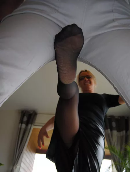 I always love this view with a good kick and a nice smile!