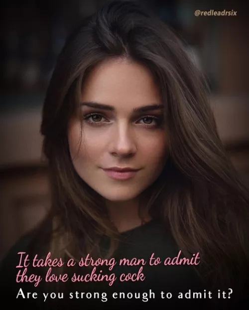 I am a very strong man...