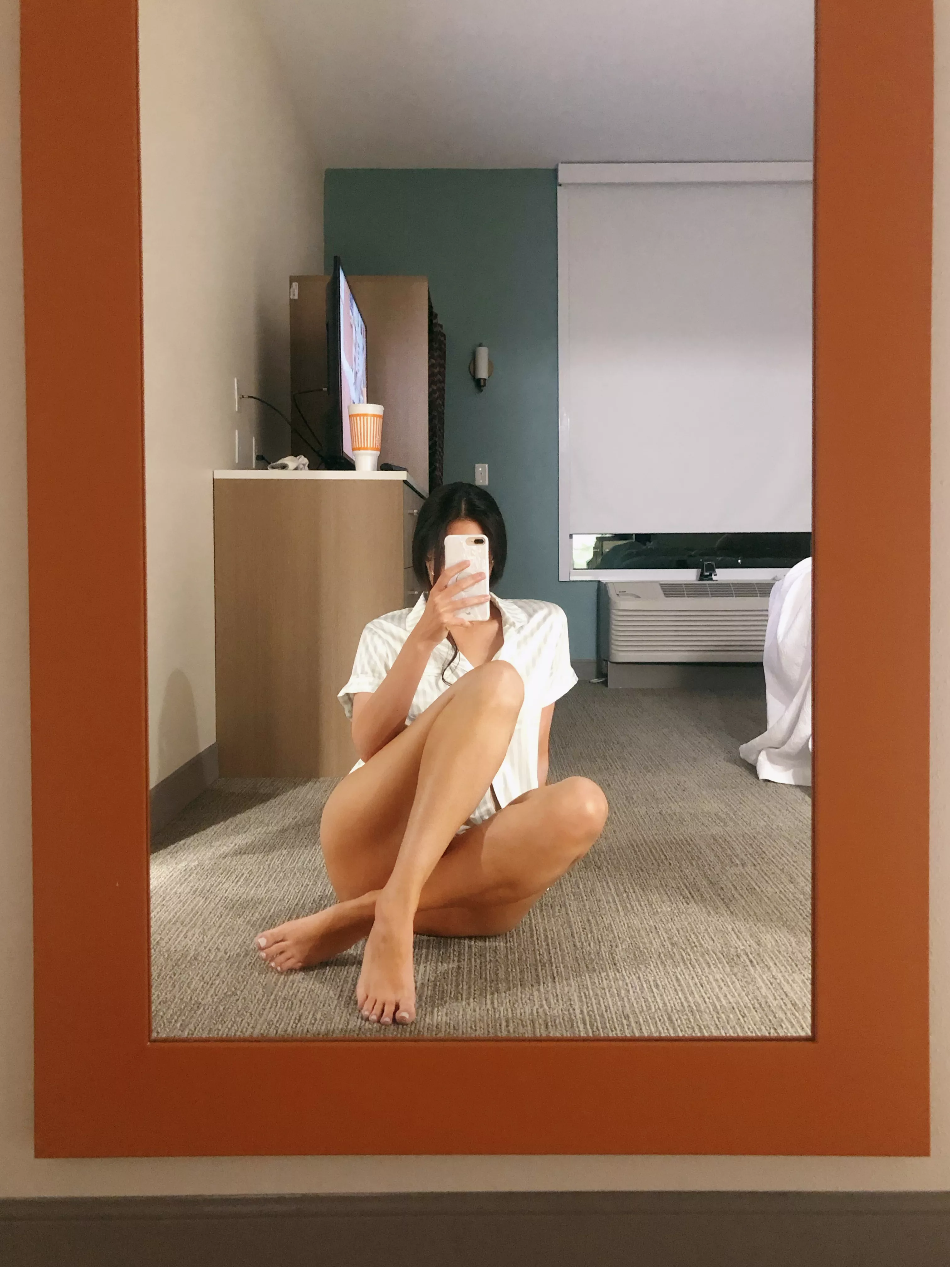 I am in love with my new silk pajamas! I hope I fit in here [F]