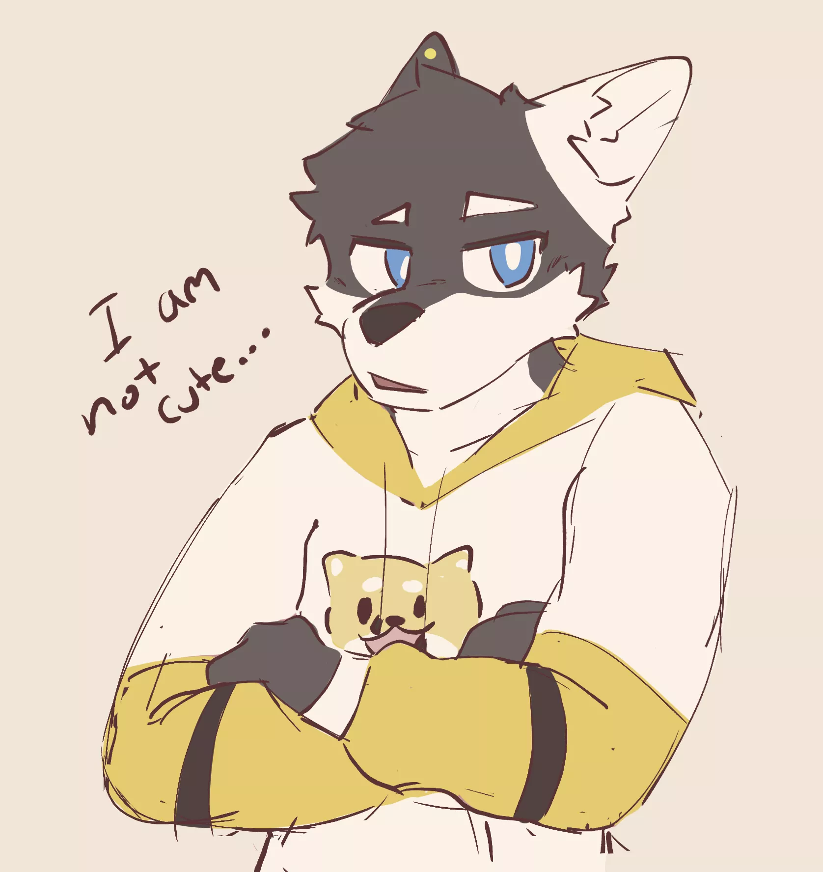 I am not cute :L (Art by me)