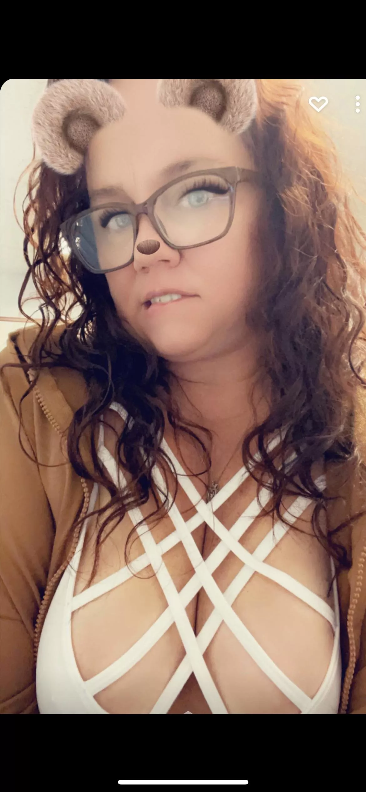 I bite my lip when I get nervous