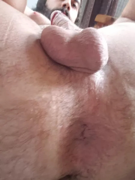 I can almost fist myself, but still no gape. I bet being tied up for all of you aggressive tops for a day would do it