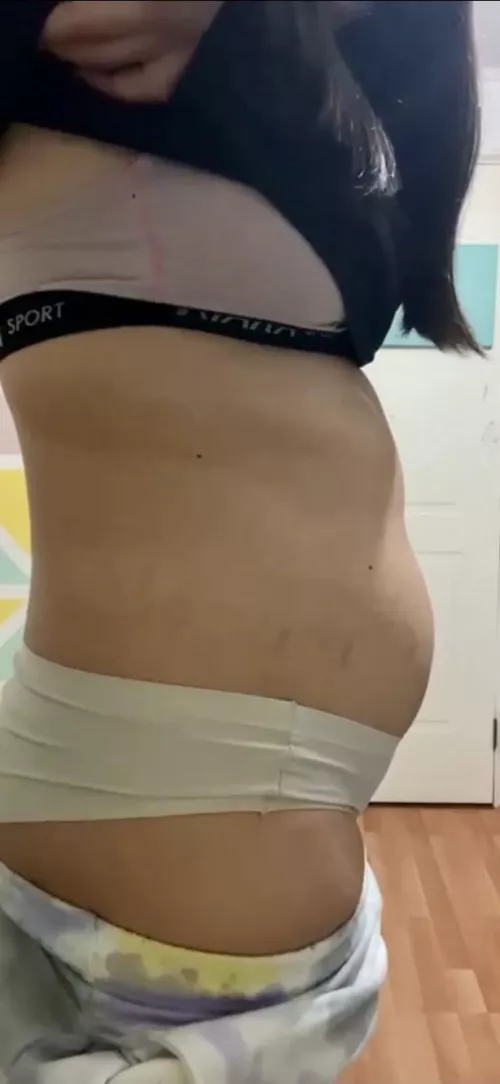 I can’t hide this Belly after a lot of food 🥵