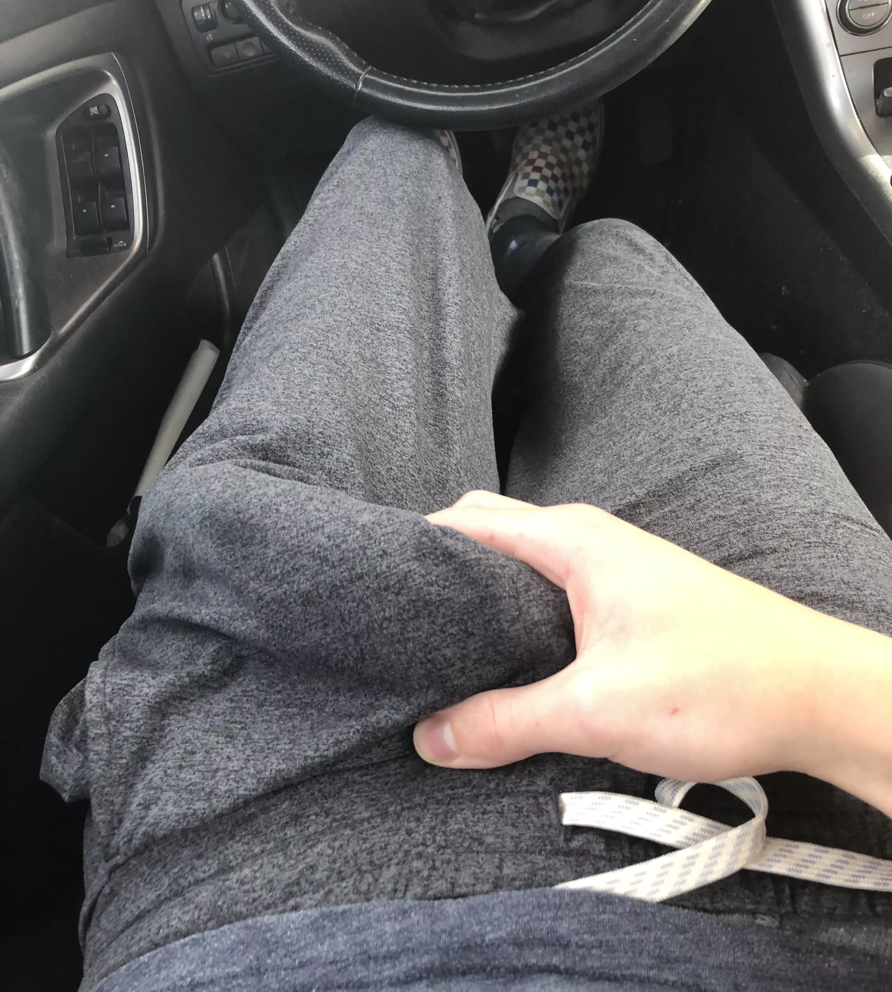 I can’t just walk out of my car with this!