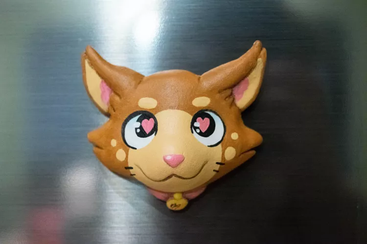 I can't make fur suits, but I can make custom magnets! I think I did pretty good!