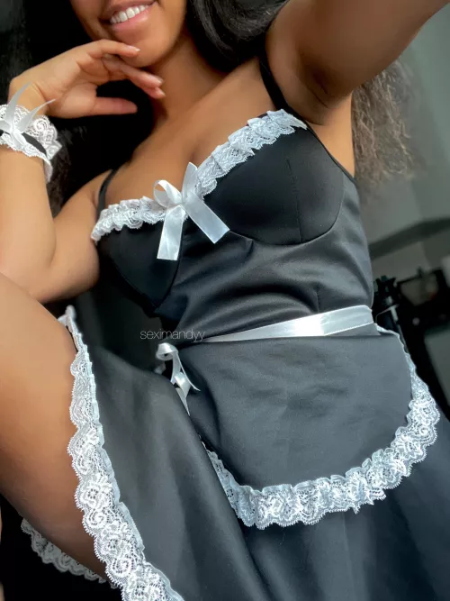 I clean very well .. with my mouth