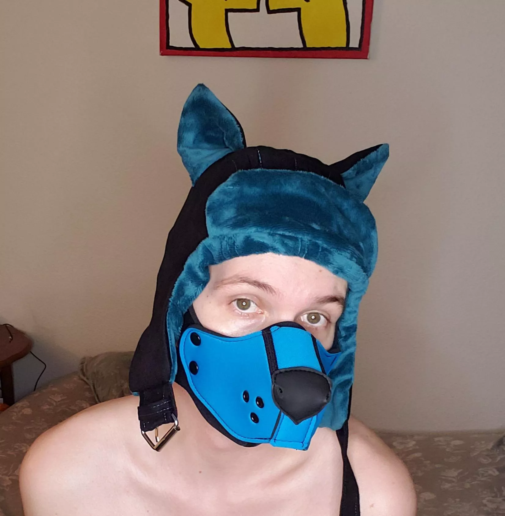 I custom ordered a hat from a friend to go with my Mr.S muzzle. What do yall think of it?