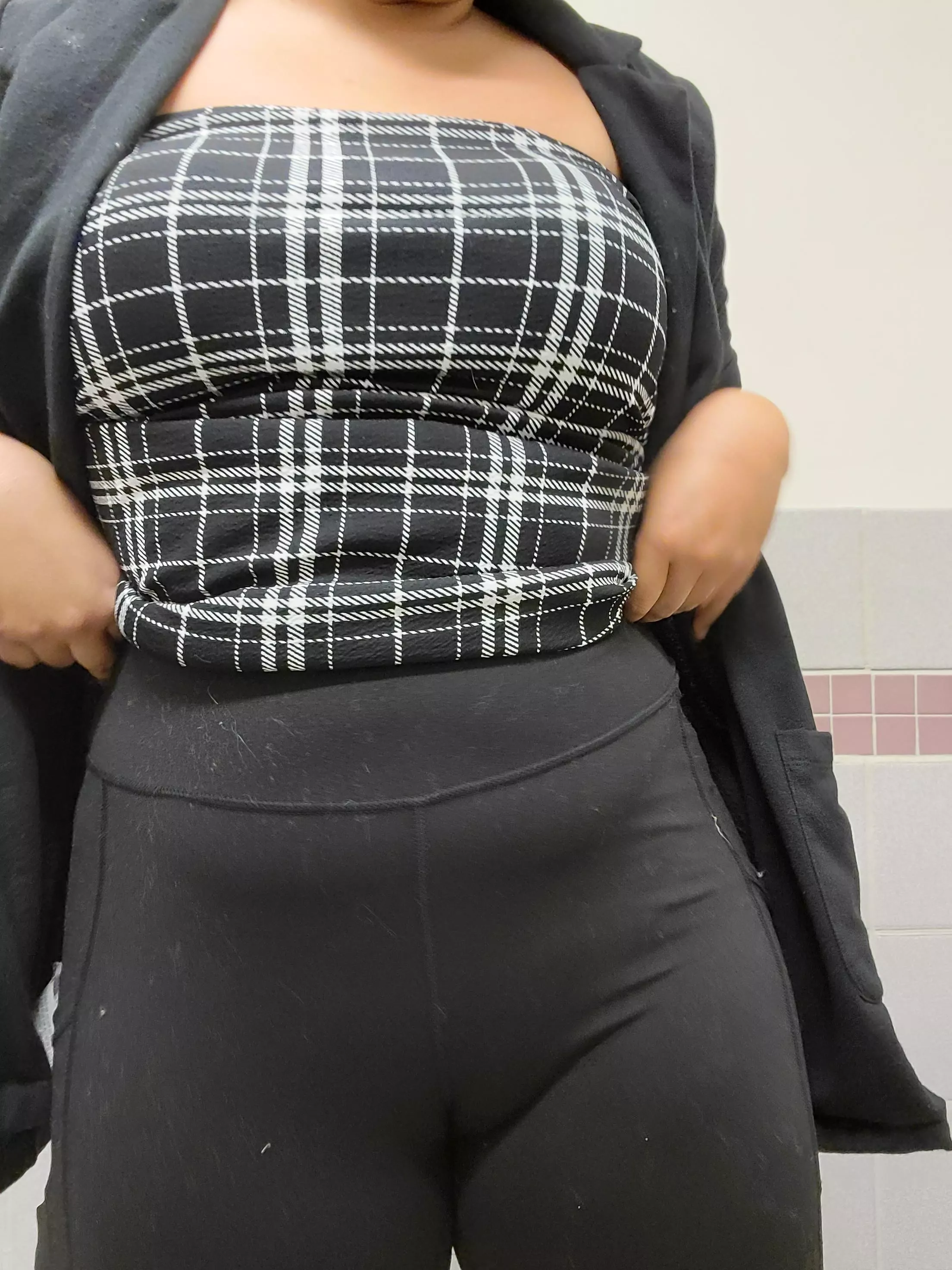 I didn't realize I was walking around like this at work 😅😉