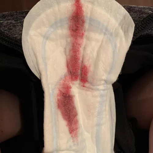 I donβt get my period very often, but I can briefly offer this add on to my panties or send you a pad. Can also add a cream pie to any order. Whatever you prefer! π