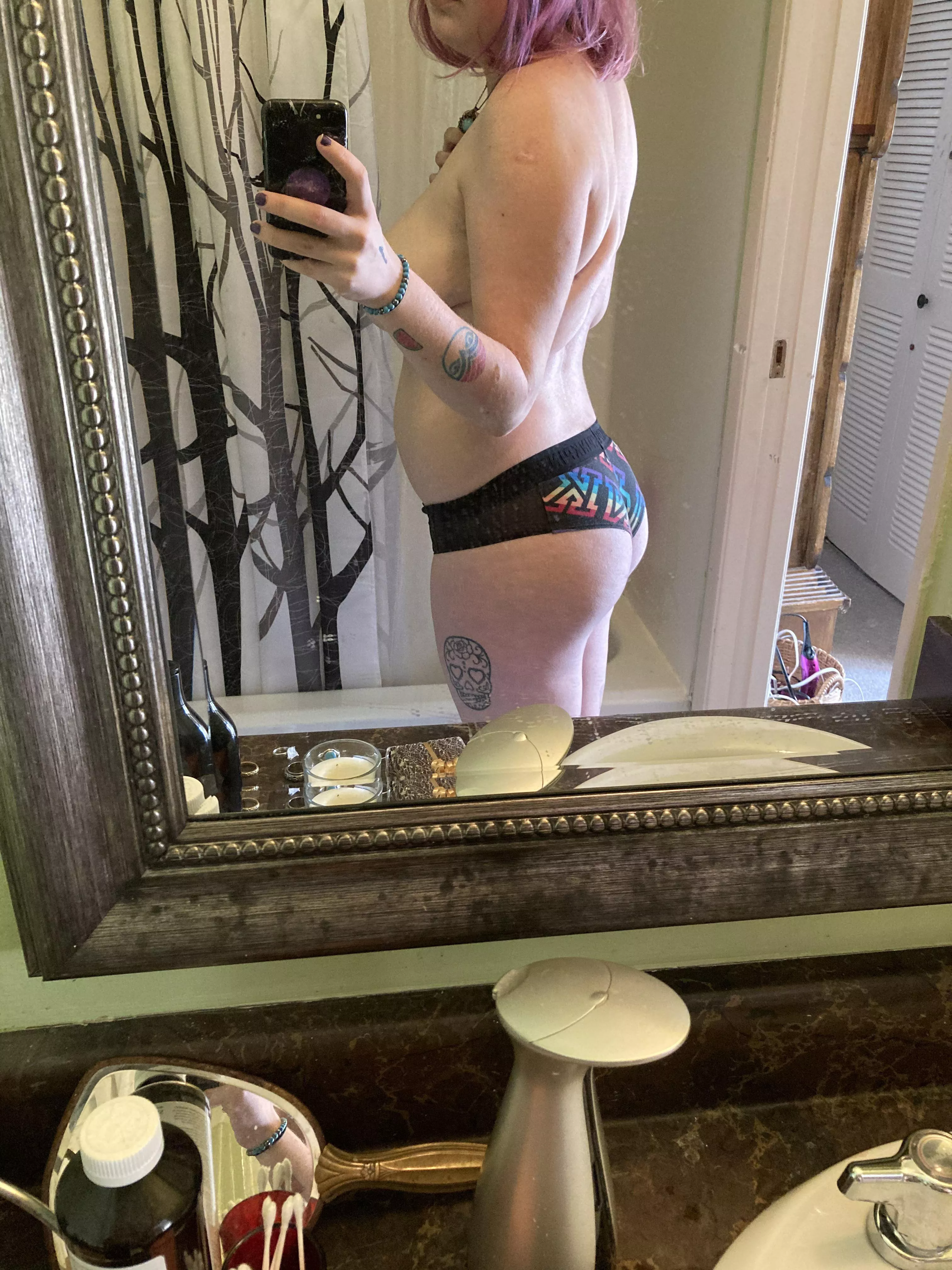 I don’t know if I feel like putting anything else on today..