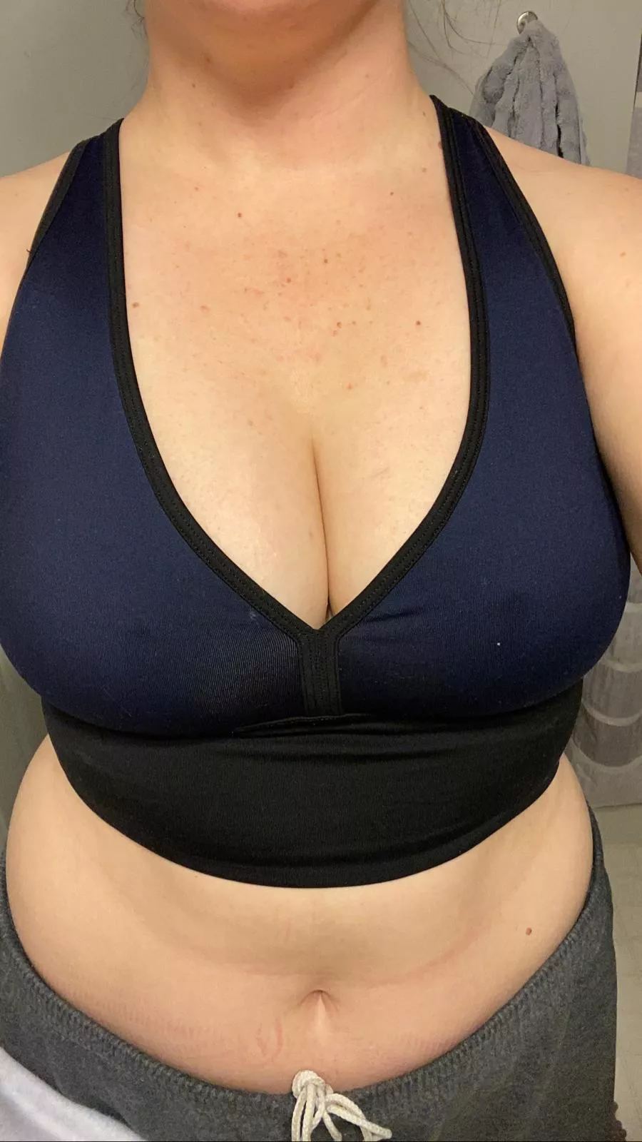 I don't know if I was cold or just excited to take this