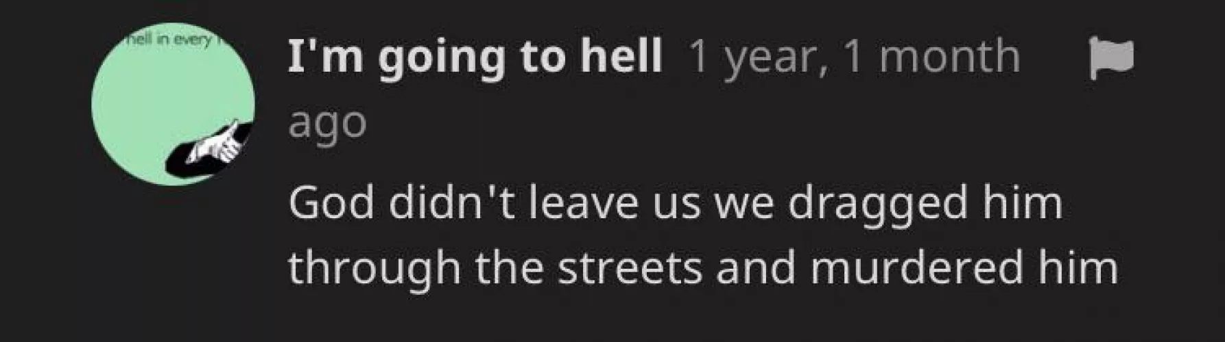 I don’t think he likes it