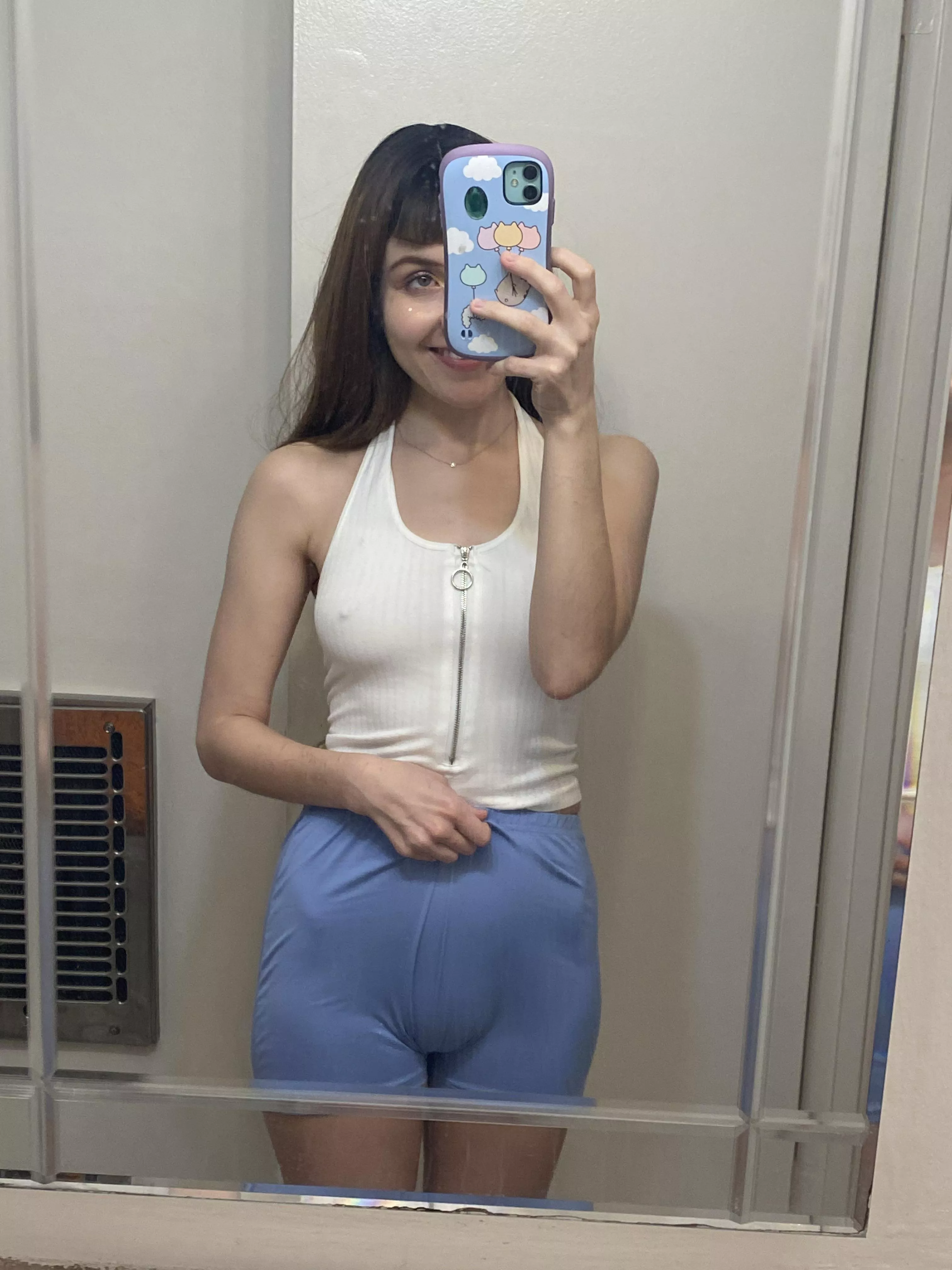 I don’t wear bras or panties, guess I love easy access 😅