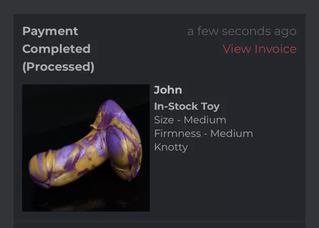 I finally got a John 💛💜