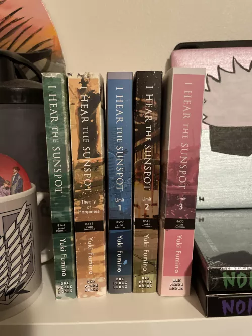 i finally have the whole I hear the sunspot collection and im so happy!! my first bl collection