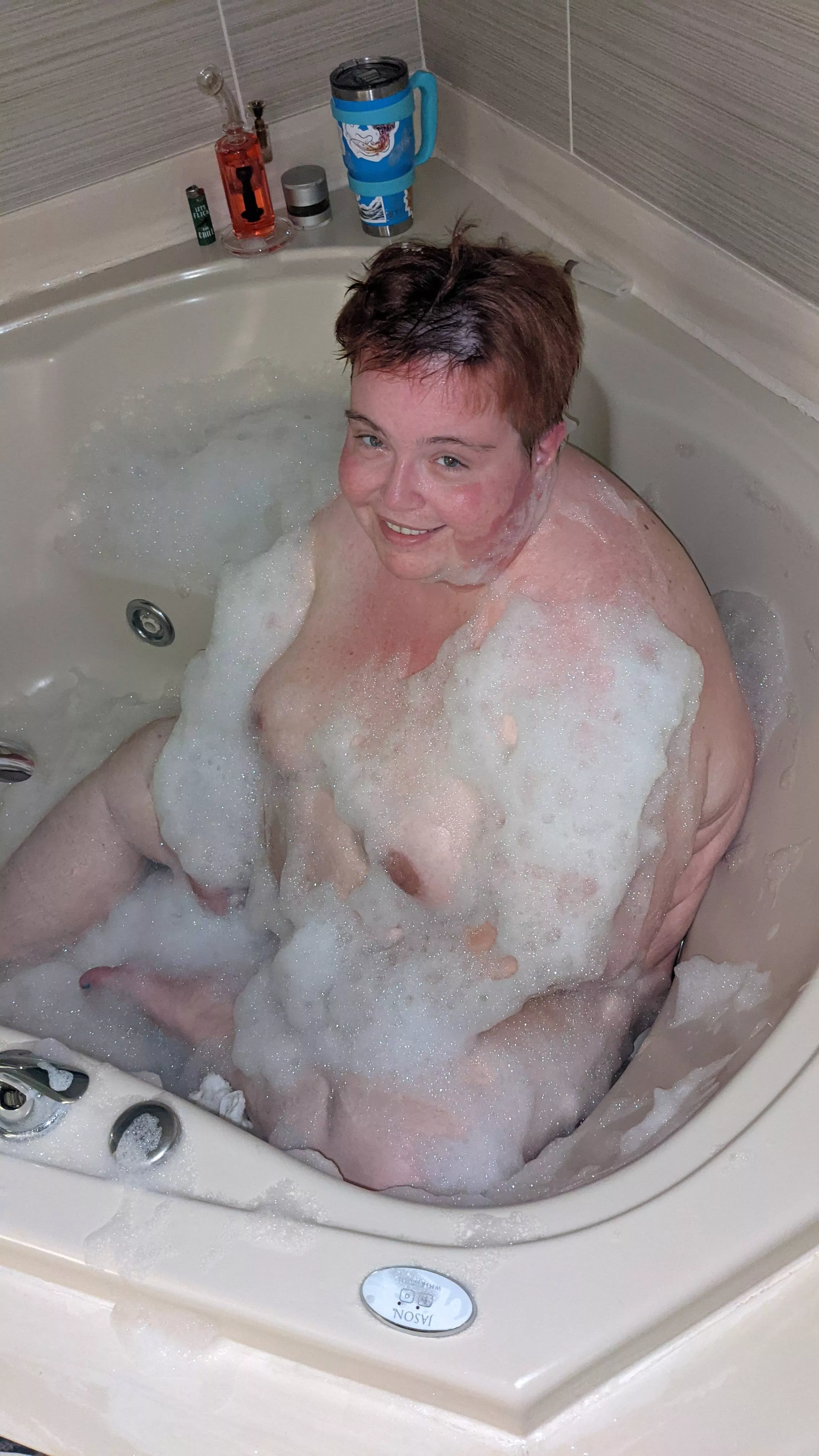 I found out why they say no bubble bath in the jacuzzi tub.