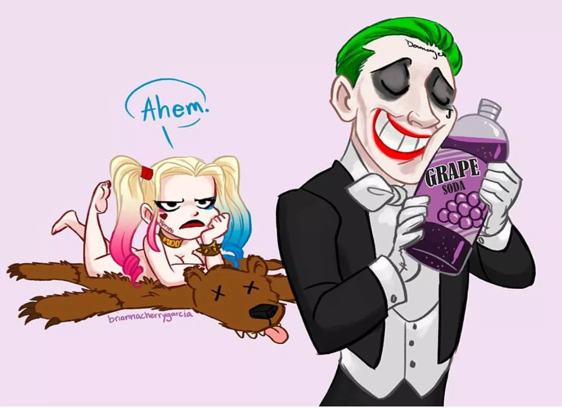 I got a bear skin rug and some grape soda in ice