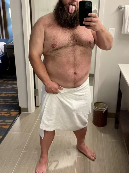 I got a problem under this towel… How would you fix it?