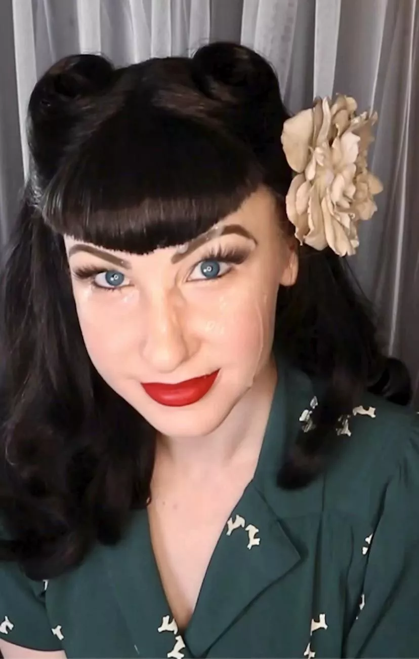 I got all done up just to get my face finished on…