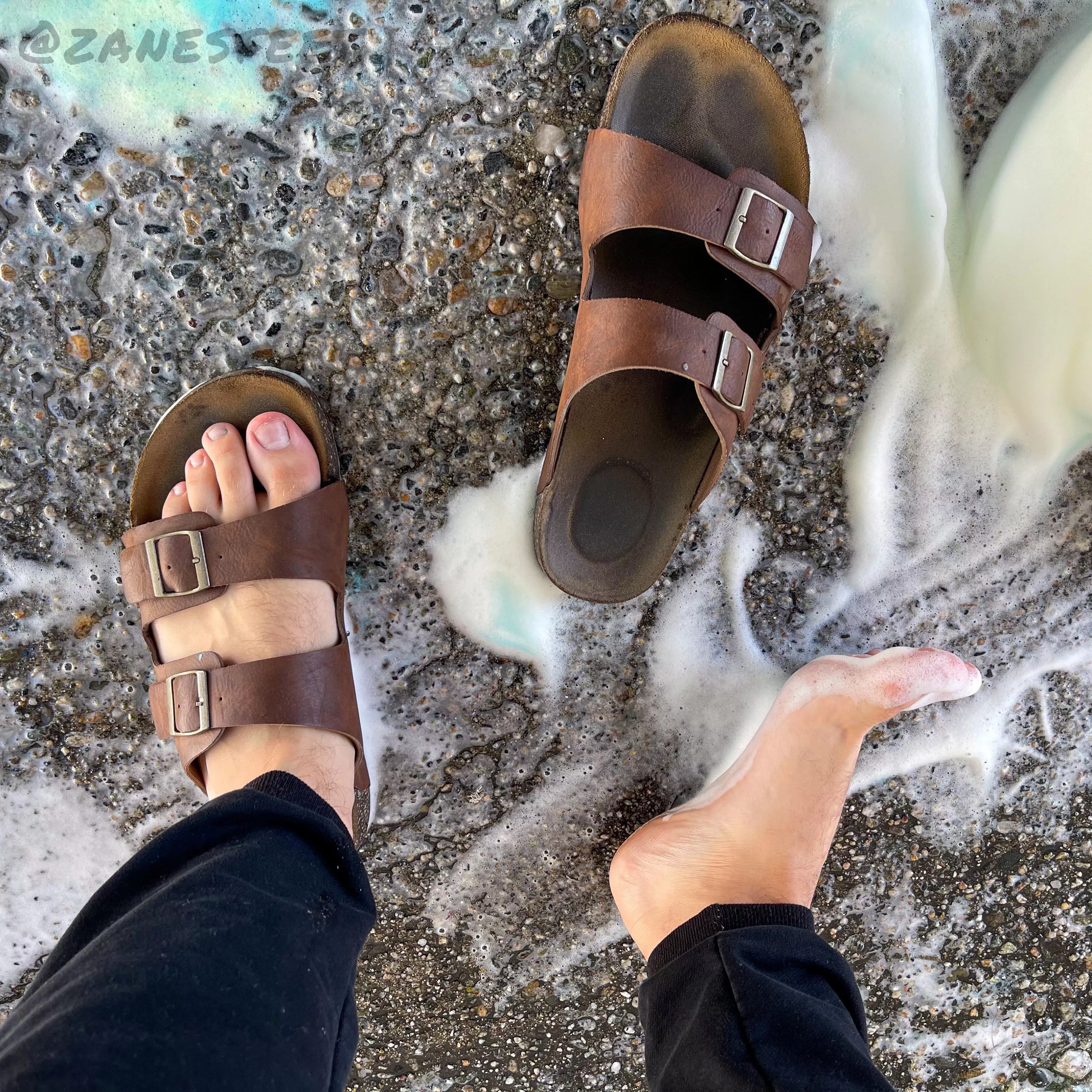 I got in a little mess 🙈👣🧼