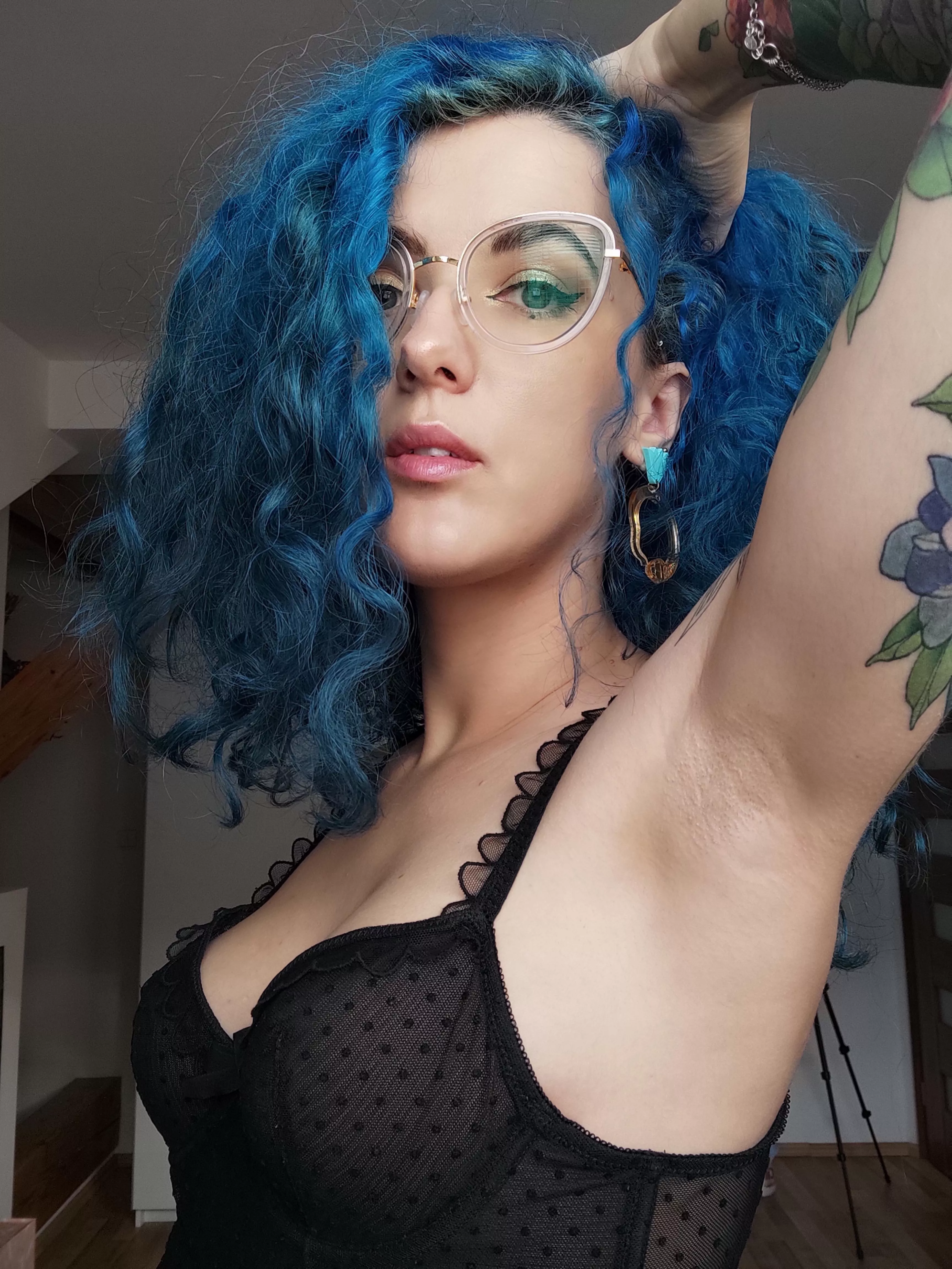 I got my hair out of the way for you