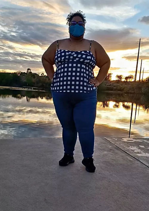 I got new clothes recently and bought this easy access top! You may have seen on another post that the straps untie hehe I haven't worn jeans in forever!