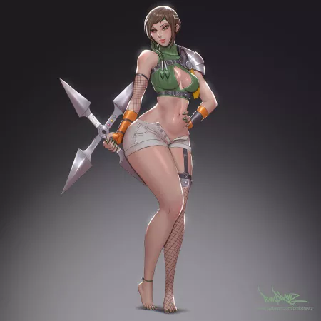 I guess I’ll be the one to start the wave of Yuffie. (By Pinkdrawz)