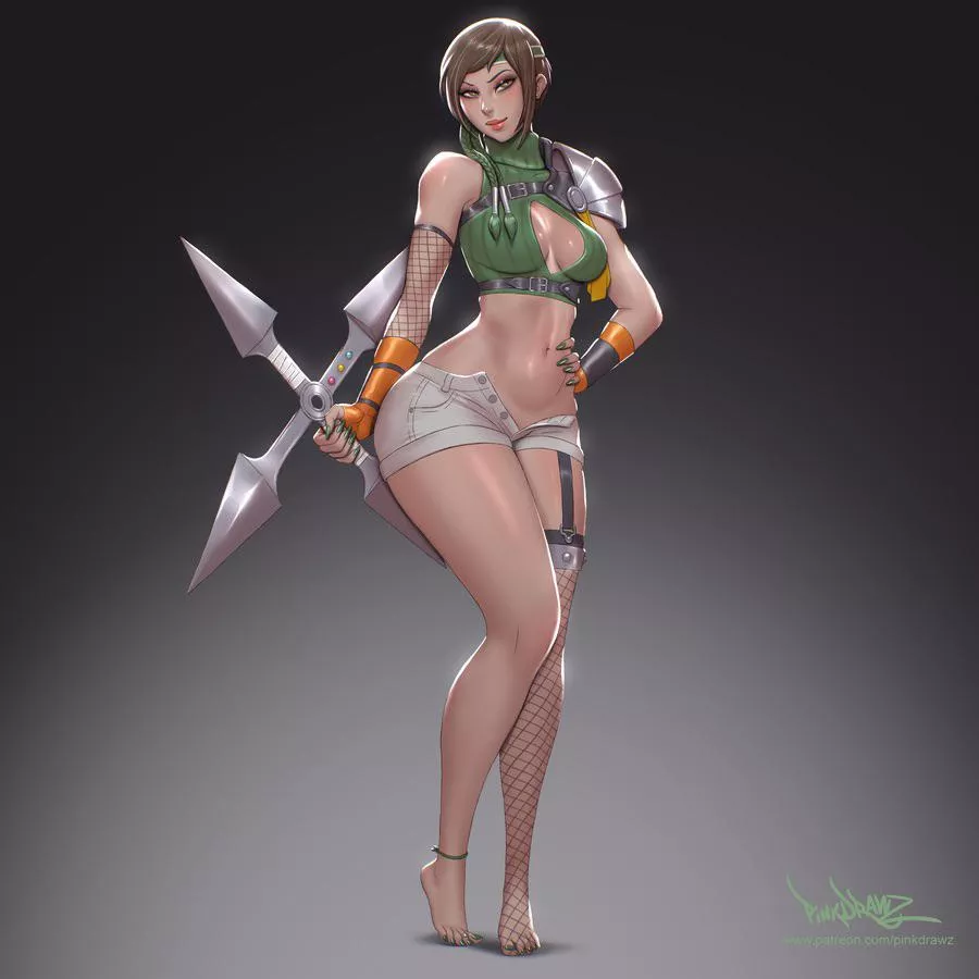 I guess I’ll be the one to start the wave of Yuffie. (By Pinkdrawz) I guess I’ll be the one to start the wave of Yuffie. (By Pinkdrawz)