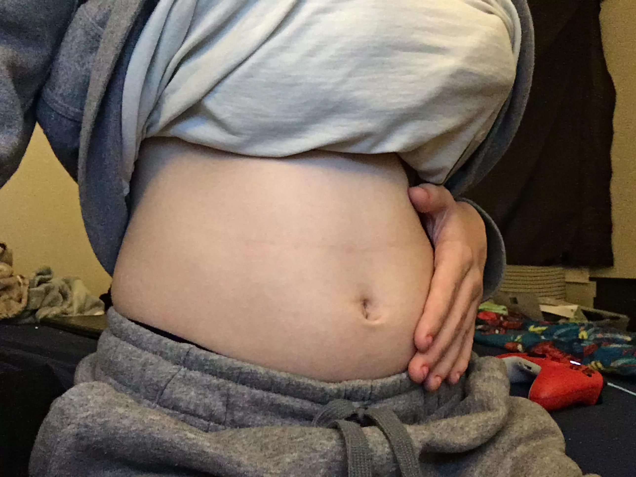 I have a dentist appointment that might require me to not eat for a few hours, so of course I loaded up on 2 cans of Pepsi and a bag of popcorn (don’t worry, it’s smartfood popcorn with white cheddar, it’s very caloric)