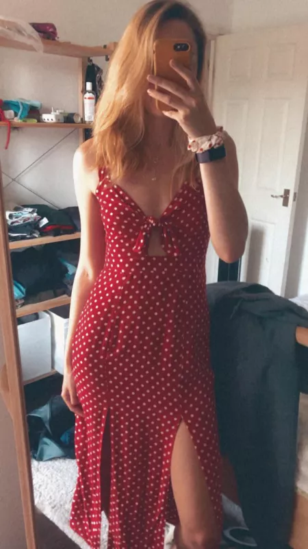 I have a new love for long sundresses with cheeky slits
