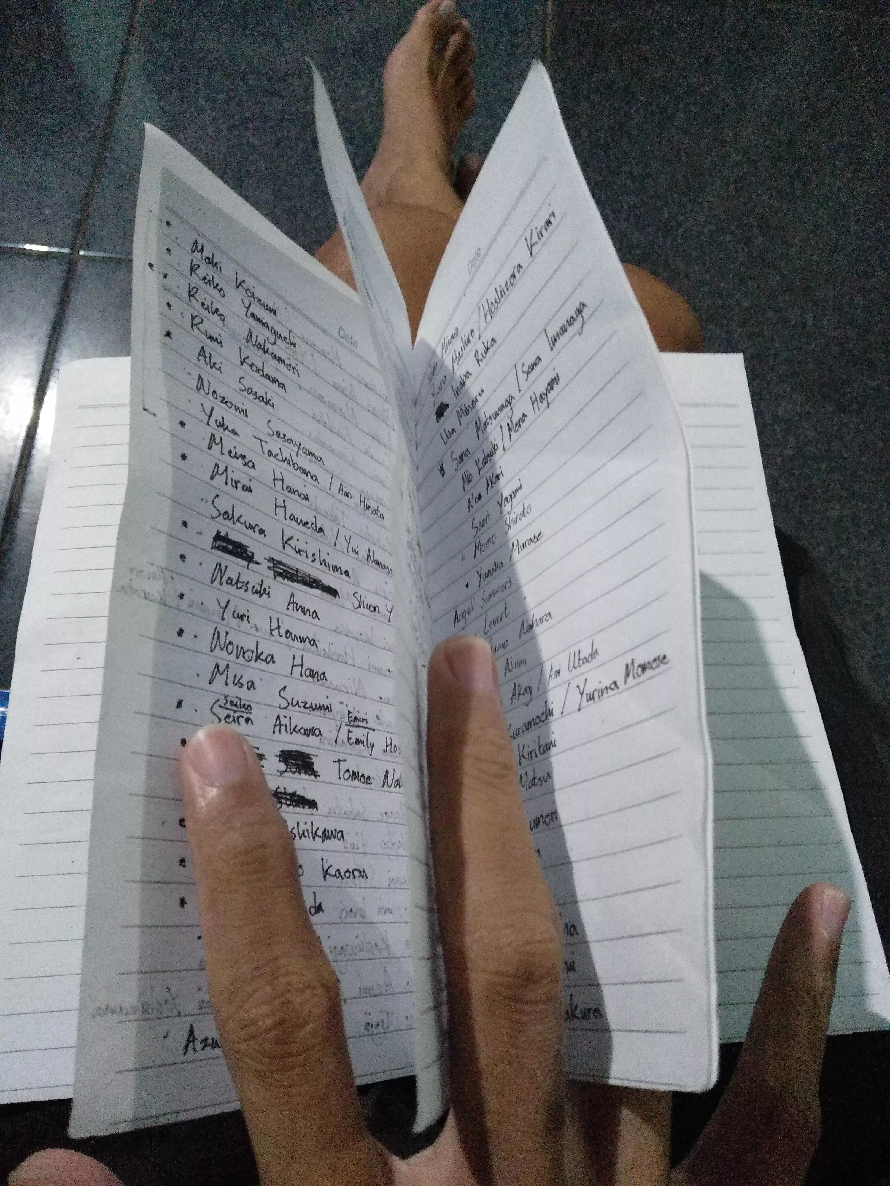 I have JAV artist lists about 5 pages of this note, if interested I'll make a file of it.