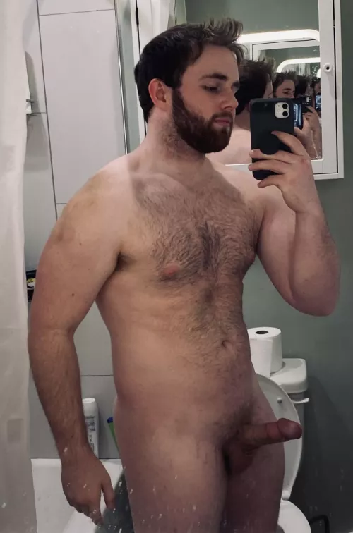 I haven’t shaved in a while. Can you tell?