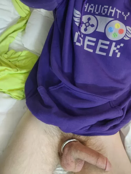 I hope the Naughty Geek hoodie speaks for itself