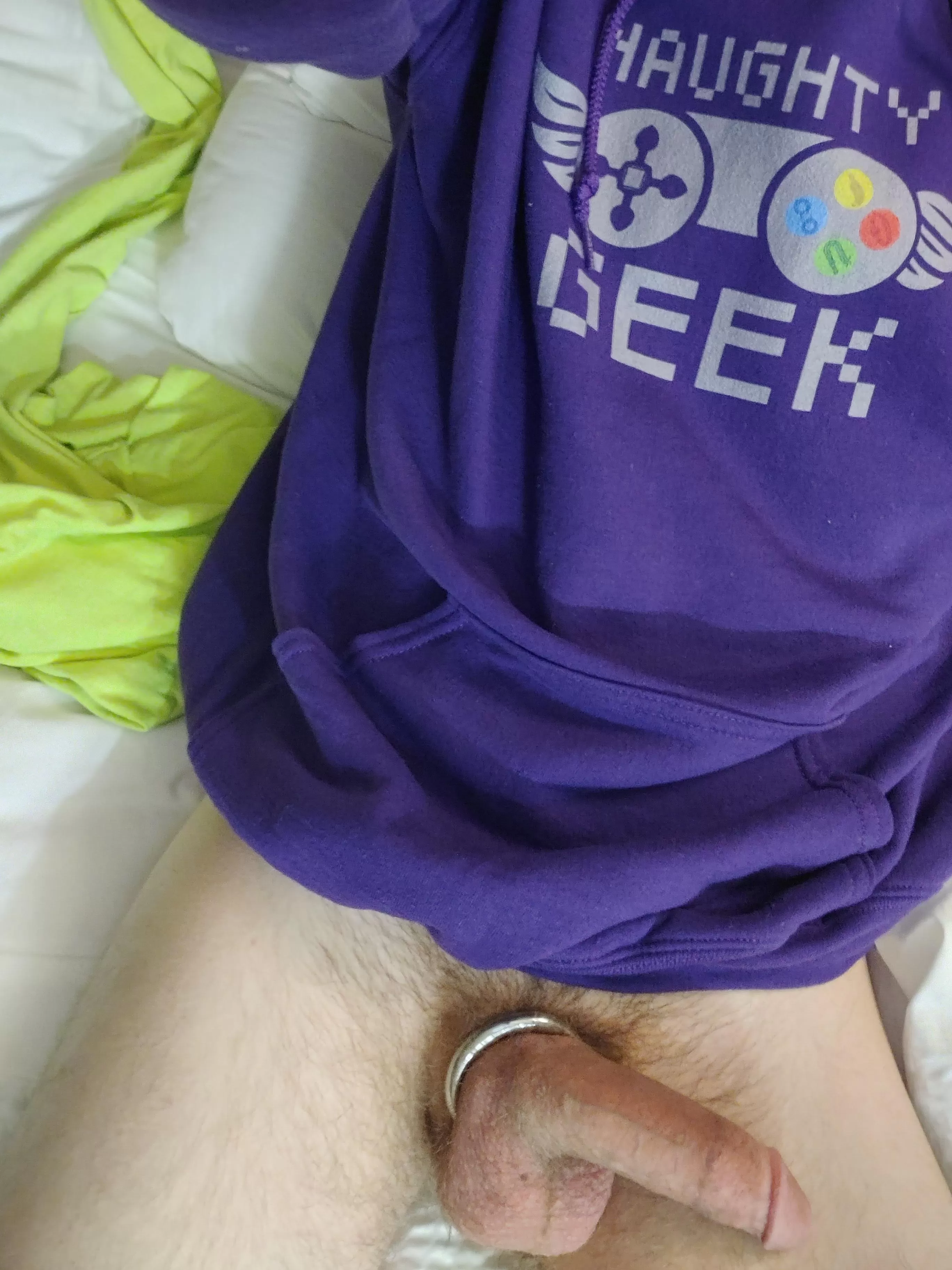 I hope the Naughty Geek hoodie speaks for itself I hope the Naughty Geek hoodie speaks for itself