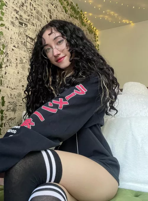 I hope you don’t mind it’s not a Nude, just a semi wholesome pic in Thighhighs🖤