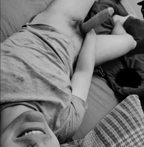 I hope you'll enjoy my smile and my big dick!