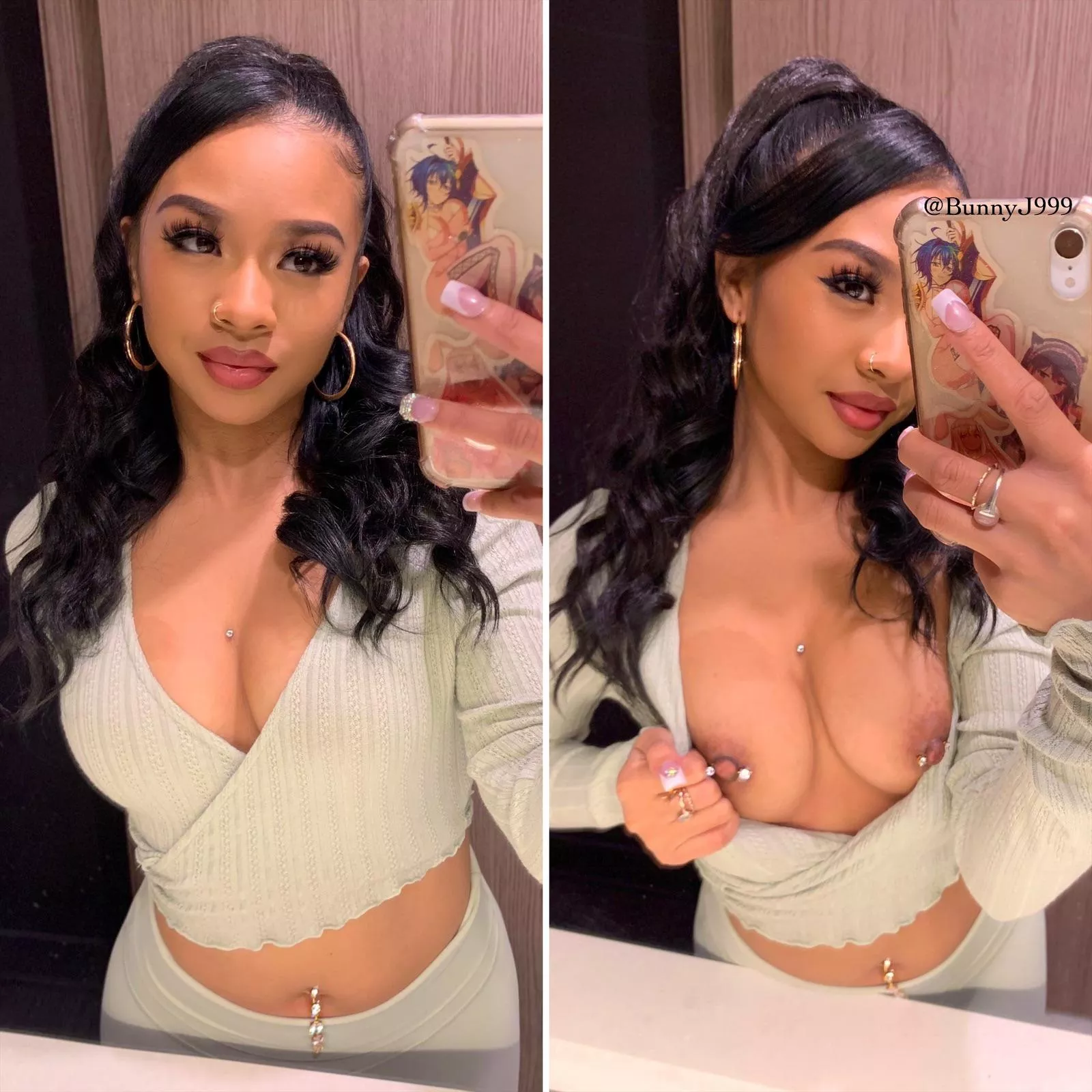 I hope you’re into pierced Asian+Latina nipples 👀