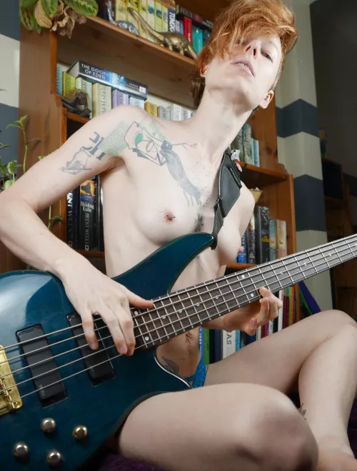 I hope you're not too intimidated by a 6' tall bassist [f]