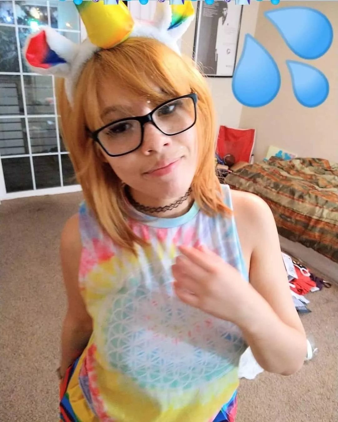 I just took a nice facial after my unicorn fuck video UwU look how at peace my little Asian self looks 💦