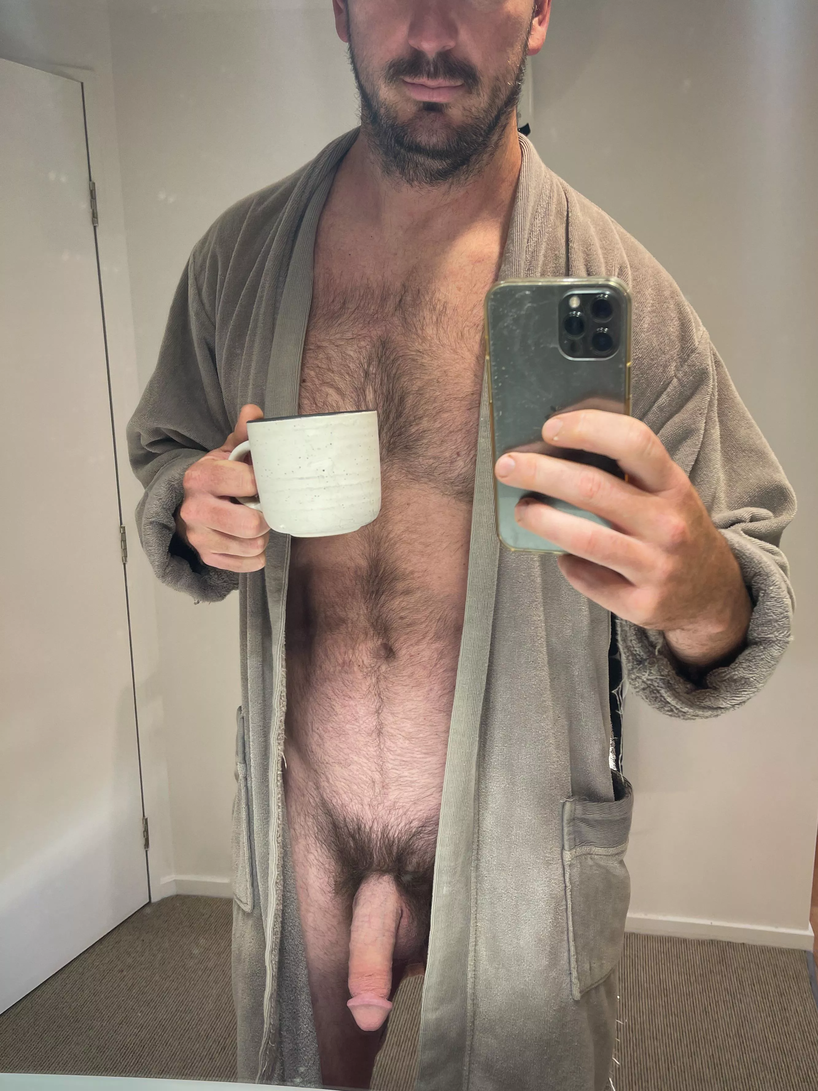 I just want to drink some coffee and eat some pussy. I’m almost out of coffee…[36]