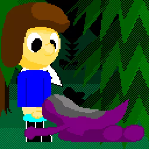 I know it probably looks like dogsh*t but I tried. This is my first NSFW pixel art.