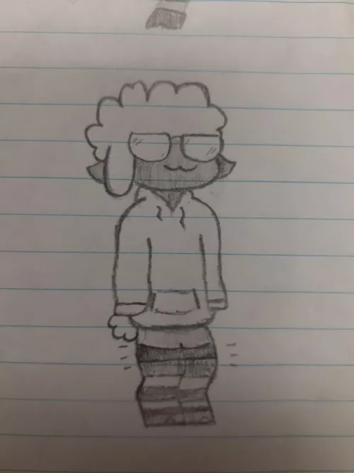 I know it's not as flashy and high quality as all the other posts here, but I wanted to share my recent doodle. Here's my sheep boi lookin shmug