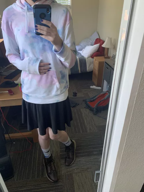 I know it’s not much but it’s my first outfit in public :)