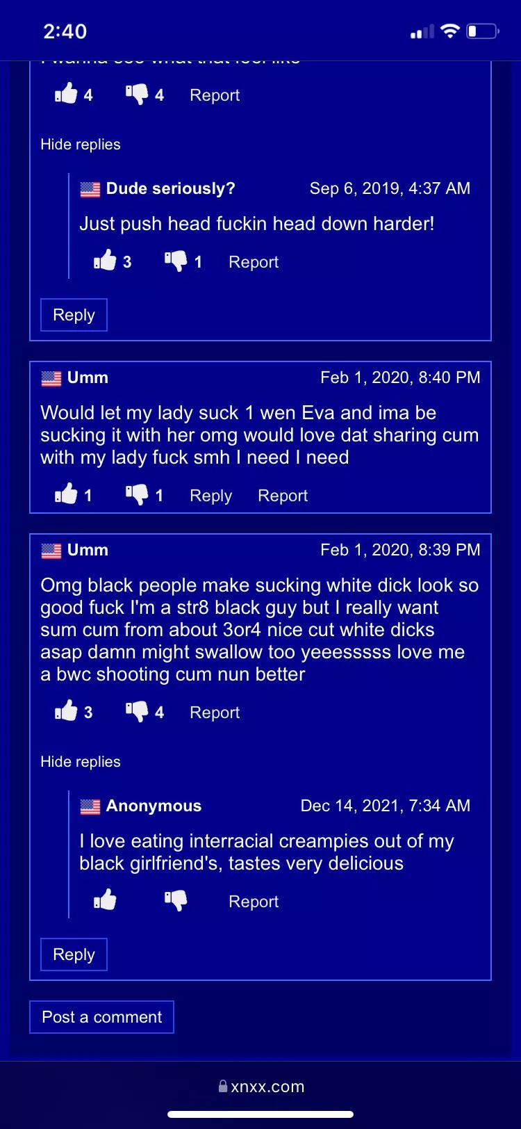 I know it’s not pronhub but damn that last comment And the reply