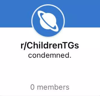 I know this might be off topic, but I want to know what was r/childrenTGs and why did get privated? I know this might be off topic, but I want to know what was r/childrenTGs and why did get privated?